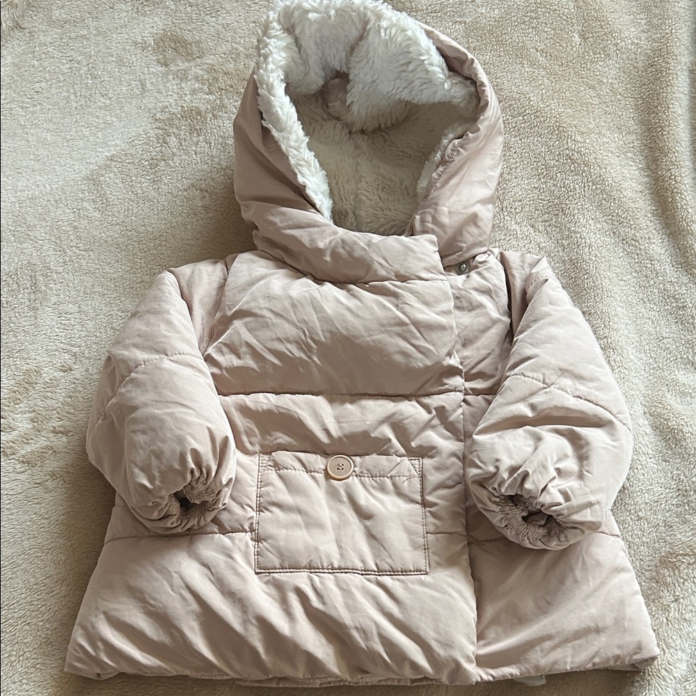 Zara Toddler Girls Puffer Coat